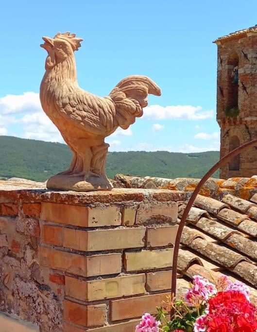 La Casa Del Gallo Radicondoli Экстерьер фото
