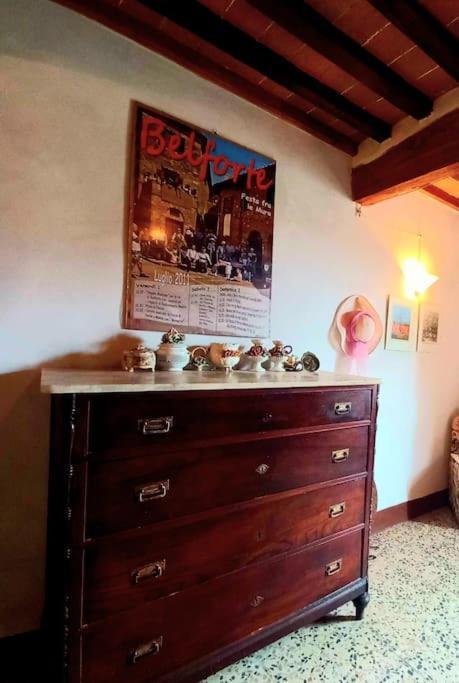 La Casa Del Gallo Radicondoli Экстерьер фото