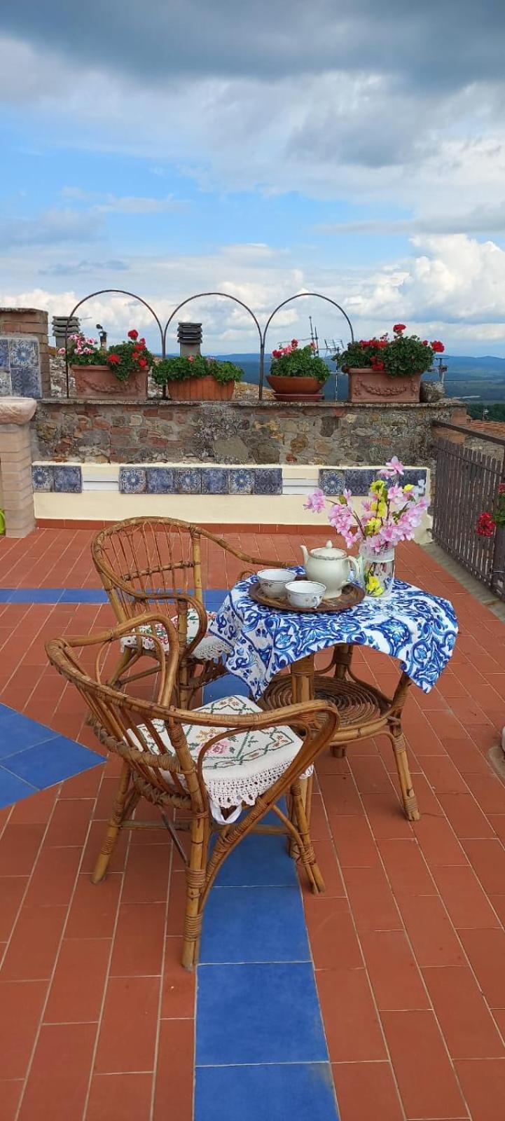 La Casa Del Gallo Radicondoli Экстерьер фото