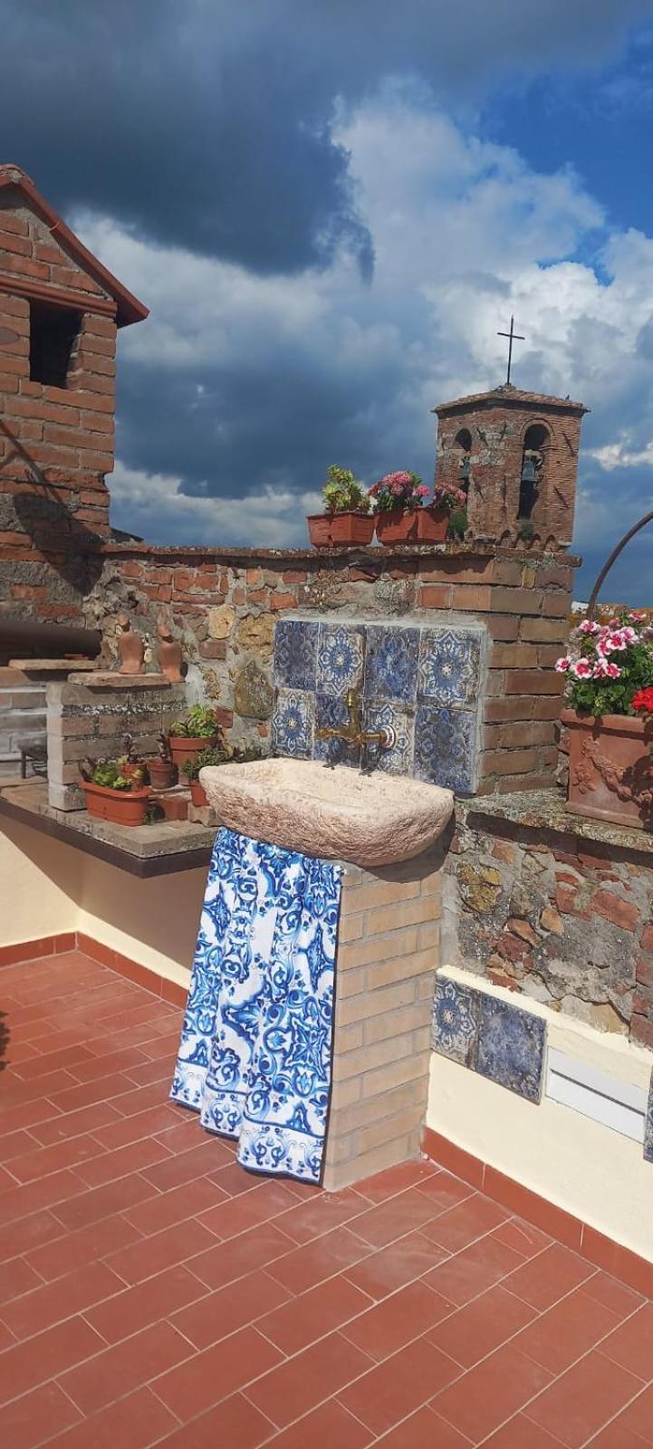 La Casa Del Gallo Radicondoli Экстерьер фото