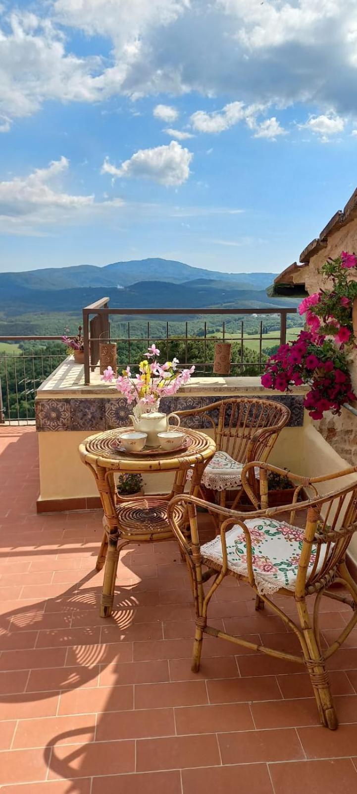 La Casa Del Gallo Radicondoli Экстерьер фото